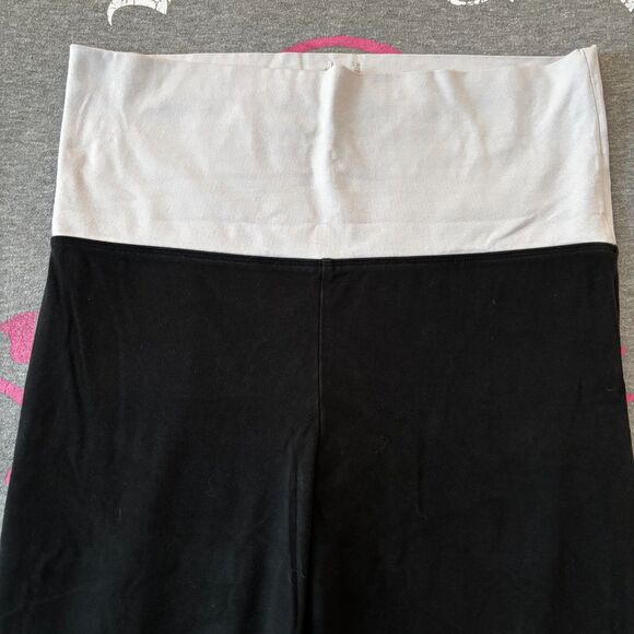 Victoria’s Secret PINK Rhinestone Sequin Bling Foldover Flare Leggings - LG - Picture 7 of 12